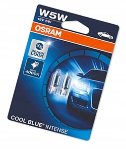 Osram CAR LIGHT BLUE INTENSE 5W12V W5W 2V 4