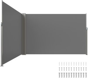 Markiza boczna parawan osłona na taras roleta przeciwsłoneczna 200 x 600 cm 1