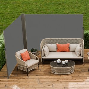 Vevor Markiza boczna parawan osłona na taras roleta przeciwsłoneczna 200 x 600 cm 8