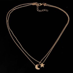 ITIMPORT NASZYJNIK CHOKER CELEBRYTKA DŁUGI BOHO ZŁOTY 22 6