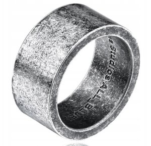 PIERŚCIEŃ Stalowy Srebrny WIKINGÓW 316L AMULET 145 1