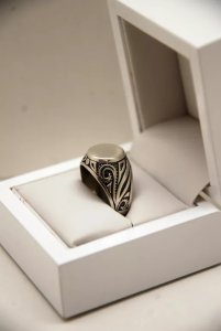 Wolfring SREBRNY PIERŚCIONEK OBRĄCZKA ŚLUBNA STAL 316L r.25 5