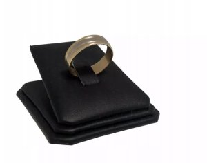 Wolfring ZŁOTY PIERŚCIONEK OBRĄCZKA ŚLUBNA STAL 316L r.25 5