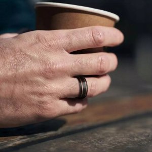 PIERŚCIEŃ OBRĄCZKA z Wolframu WOLFRING EU19 US09 4