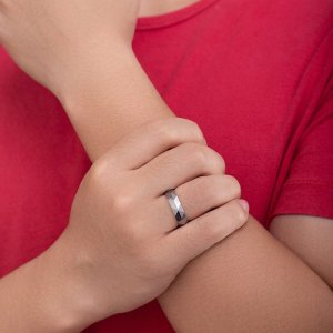Wolfring OBRĄCZKA PIERŚCIEŃ z Wolframu WOLFRING EU19 US09 2