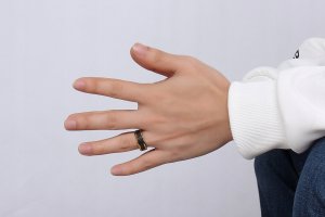 Wolfring OBRĄCZKA PIERŚCIEŃ z Wolframu WOLFRING EU19 US09 11