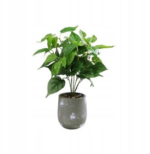 ITIMPORT SZTUCZNA Roślina W DONICZCE REALISTYCZNA 38cm FILODENDRON do DOMU BIURA 4