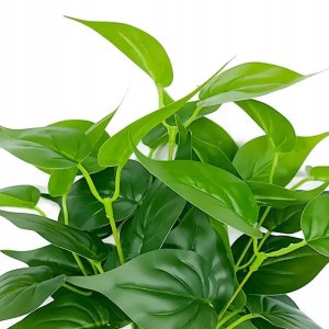 ITIMPORT SZTUCZNA Roślina W DONICZCE REALISTYCZNA 38cm FILODENDRON do DOMU BIURA 6