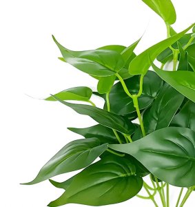 ITIMPORT SZTUCZNA Roślina W DONICZCE REALISTYCZNA 38cm FILODENDRON do DOMU BIURA 7