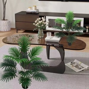 ITIMPORT SZTUCZNA Roślina PALMA do 40cm DEKORACJA do DOMU BIURA PATIO Realistyczna 4