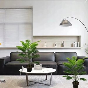 ITIMPORT SZTUCZNA Roślina PALMA do 40cm DEKORACJA do DOMU BIURA PATIO Realistyczna 5