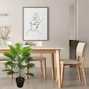ITIMPORT SZTUCZNA Roślina PALMA do 40cm DEKORACJA do DOMU BIURA PATIO Realistyczna 6