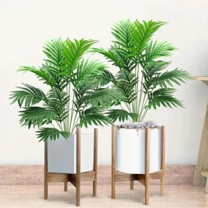 ITIMPORT SZTUCZNA Roślina PALMA do 40cm DEKORACJA do DOMU BIURA PATIO Realistyczna 7