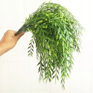 ITIMPORT SZTUCZNA WILKINA WIERZBA Roślina DOMOWA Zwisająca REALISTYTCZNA 50cm 2
