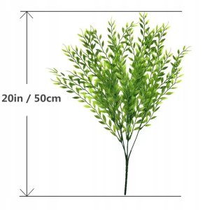 ITIMPORT SZTUCZNA WILKINA WIERZBA Roślina DOMOWA Zwisająca REALISTYTCZNA 50cm 6