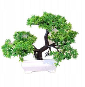 SZTUCZNA Roślina BONSAI w Doniczce DRZEWKO MINI Piękne REALISTYCZNE Ozdobne 1