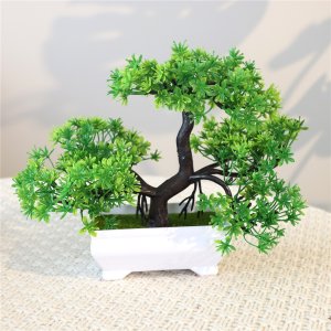 ITIMPORT Roślina BONSAI w Doniczce DRZEWKO MINI Piękne REALISTYCZNE Ozdobne 2