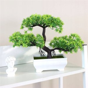 ITIMPORT Roślina BONSAI w Doniczce DRZEWKO MINI Piękne REALISTYCZNE Ozdobne 6
