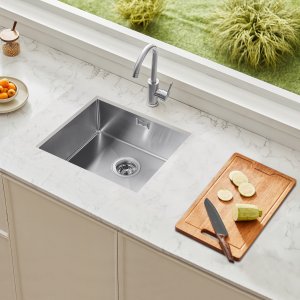 Zlew gastronomiczny basen zlewozmywak gospodarczy 50 x 43 cm stal 8