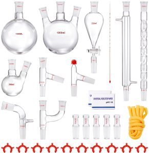 Zestaw szkła laboratoryjnego do destylacji 1000 ml 1