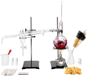 Zestaw szkła laboratoryjnego do destylacji olejki eteryczne 500 ml 1