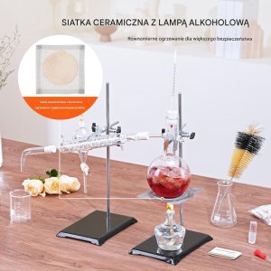 Zestaw szkła laboratoryjnego do destylacji olejki eteryczne 500 ml 4