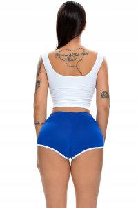 SZORTY Damskie SPORTOWE Wygodne SPODENKI Granat S 2