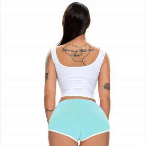 SZORTY Damskie SPORTOWE Wygodne SPODENKI Granat S 9