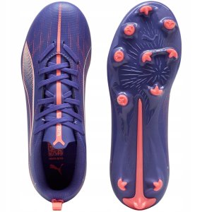 Puma Buty Ultra 5 Play Jr FG/AG r. 38 fioletowo-różowe 3