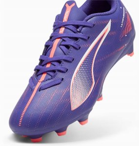 Puma Buty Ultra 5 Play Jr FG/AG r. 38 fioletowo-różowe 4