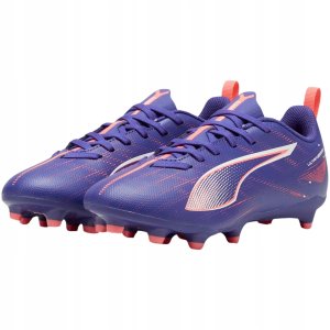 Puma Buty Ultra 5 Play Jr FG/AG r. 38 fioletowo-różowe 7