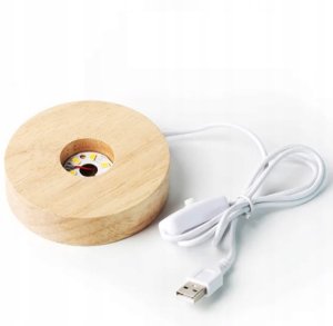 Piramida ORGONIT +LED Lampka PODSTAWA 5cm KRYSZTAŁ KAMIENIE AMULET 5cm HX20 5