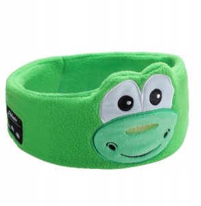 OPASKA na oczy NA SEN SŁUCHAWKI Bluetooth Krokodyl 1