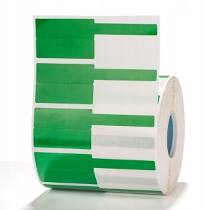 NIIMBOT Etykiety Naklejki 38*25+40mm 1000szt do drukarki K3/W KABLI GREEN 1