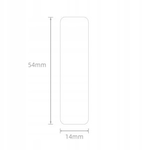 Niimbot NIIMBOT Etykiety Naklejki 14*54mm BIAŁE 120szt D11/D110/D101 Oryginalne 2