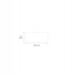 Niimbot NIIMBOT Etykiety Naklejki 10*25mm BIAŁE 240szt D11/D110/D101 Oryginalne 2