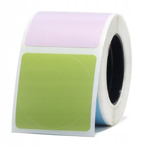 NIIMBOT ETYKIETY Naklejki do drukarki M2 KOLOROWE Okrągłe 31x31mm 220x 1