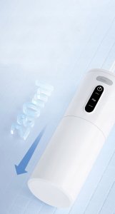 IRYGATOR DO ZĘBÓW BEZPRZEWODOWY USB 3 TRYBY 2 DYSZE DENTYSTYCZNY BRADERS 8