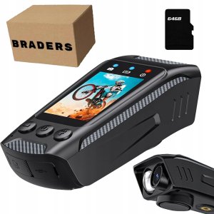 Kamera rowerowa 4K/60FPS sportowa anti-shake, przeciwwstrząsowa + 64G 1
