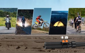 Kamera rowerowa 4K/60FPS sportowa anti-shake, przeciwwstrząsowa + 64G 4