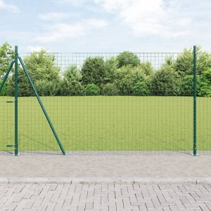 Słupki ogrodzeniowe vidaXL Zestaw 104 Zielony Beton 3.2 x 3.2 x 88.5 cm 1