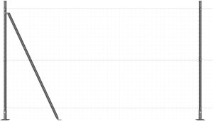 Słupy ogrodowe vidaXL Zestaw 52 szt. Szary Beton 3.2 x 3.2 x 83.5 cm 2