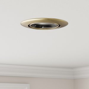 vidaXL Lampy Zestaw 24 Mosiądz 9 cm Mosiężne Lampy Wpuszczane Okrągłe 1