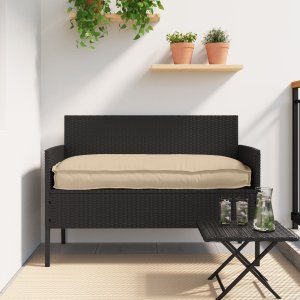 vidaXL Poduszka zewnętrzna Beżowa Bawełna 100 x 40 x 8 cm 1