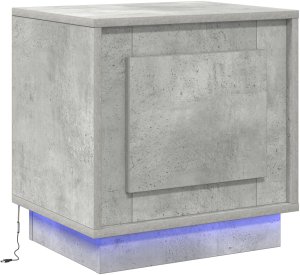 vidaXL Stoliki nocne Szary beton Drewno inżynieryjne 44 x 34.5 x 45 cm 2