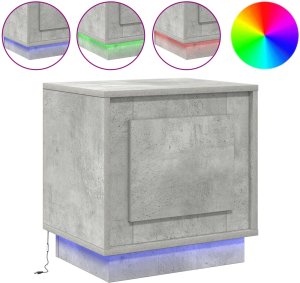 vidaXL Stoliki nocne Szary beton Drewno inżynieryjne 44 x 34.5 x 45 cm 4