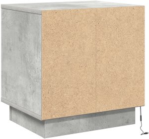 vidaXL Stoliki nocne Szary beton Drewno inżynieryjne 44 x 34.5 x 45 cm 8