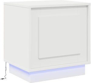 vidaXL Stoliki nocne Zestaw 2 Biały Drewno drewnopochodne 6