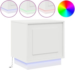 vidaXL Stolik Nocny Biały 44 x 34,5 x 45 cm 4