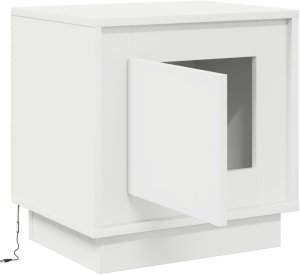 vidaXL Stolik Nocny Biały 44 x 34,5 x 45 cm 5